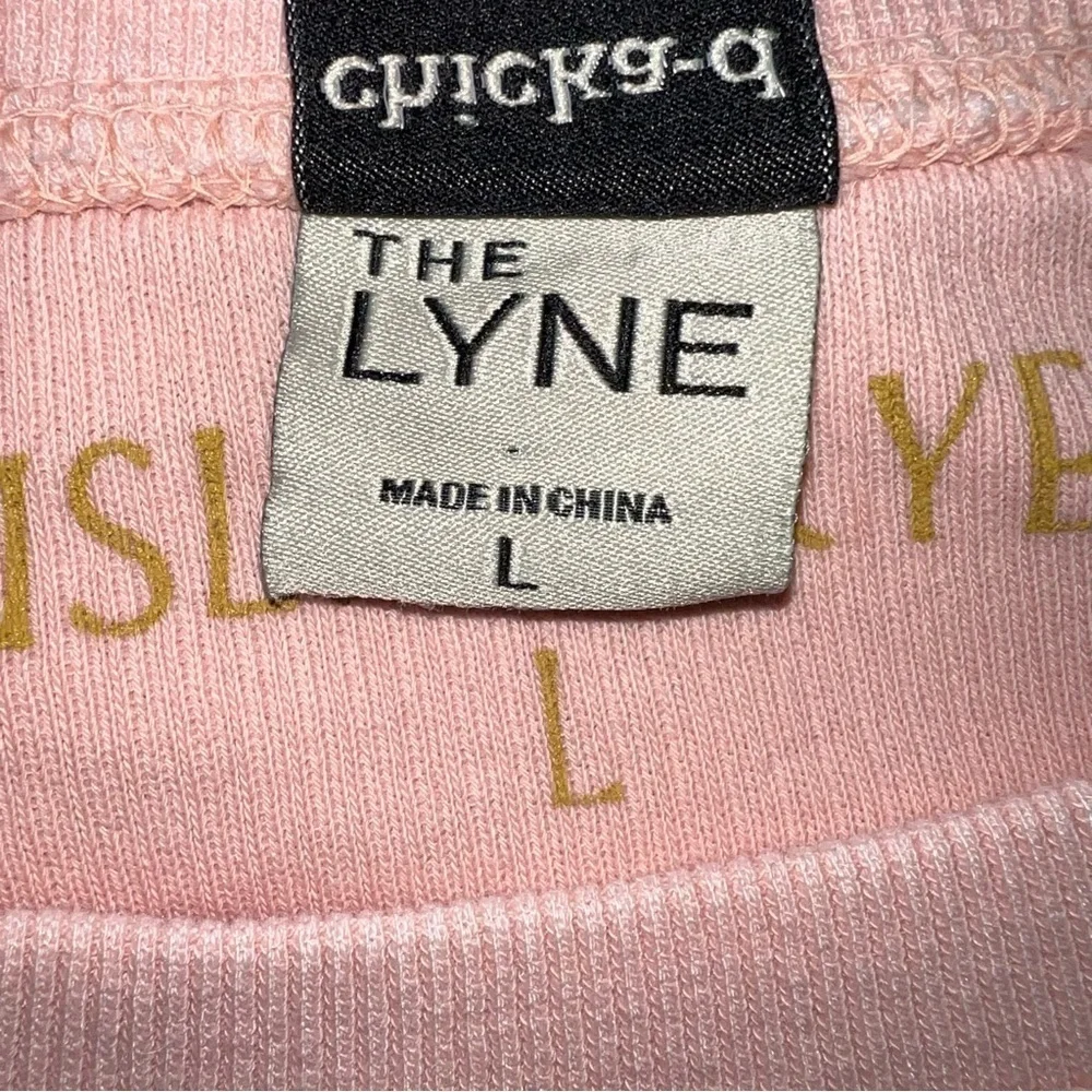 Pink Ribbed Pull Over size Large - Picture 5 of 10